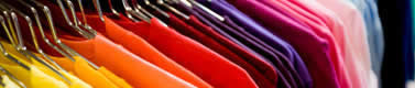 T-shirts in various colours