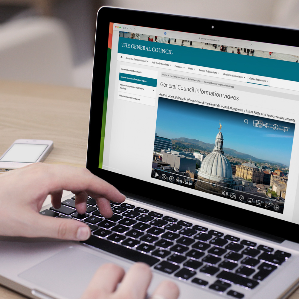 <span>General Council Video</span><i>→</i>